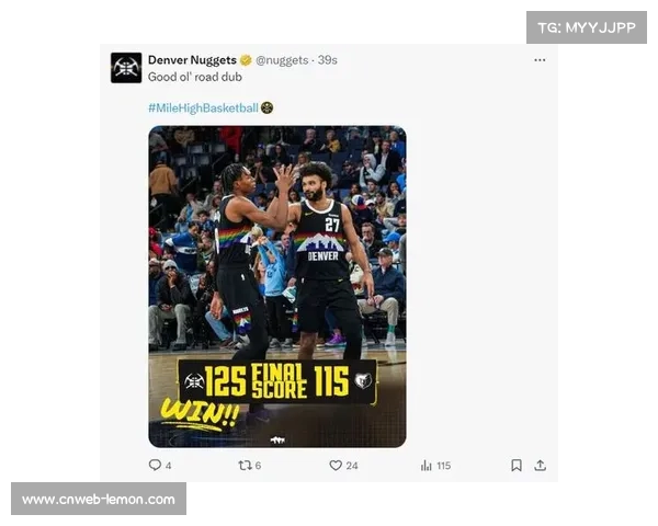 掘金遭遇两连败，领先湖人仅1个胜场，西部第三岌岌可危